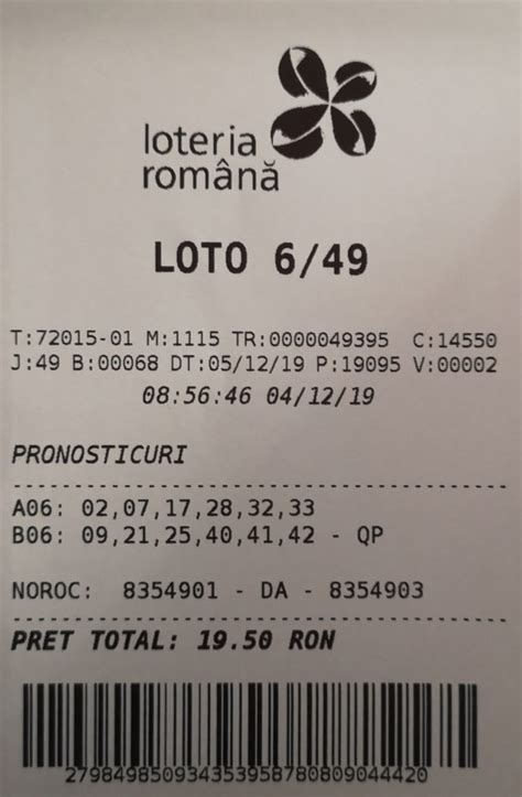 Rezultate loto 6 din 49, joi, 26 noiembrie ce numere au iesit. Loto 6/49 - 磊 Bilete Loto Online și Pariuri Loto 6/49