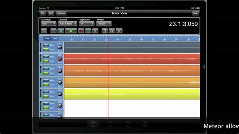 With an intuitive interface, this audio mixer will minimize the time it takes to mix your next project and allow you to make your tracks in a matter of minutes. Meteor Multi Track Recorder for the iPad - YouTube