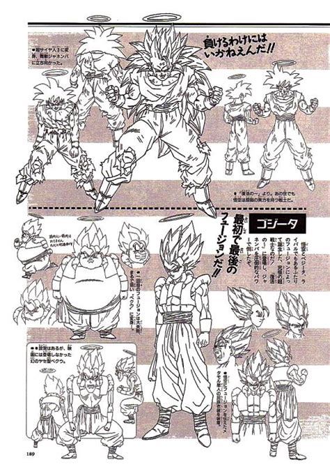 The dragon ball z video games take fusions to a lot of weird places fans never expected. Goku and Gogeta character designs for the movie, "Fusion ...