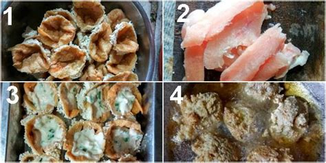 Bahkan bisa dijadikan sebagai ide menu jualan juga. Resep Cara Membuat Tahu Walik Ayam Krispi, Gorengan ...