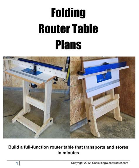 Maybe you would like to learn more about one of these? Folding Router Table Woodworking Plan by Ralph Bagnall ...