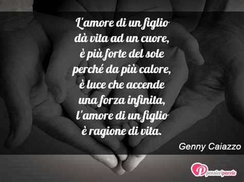 La frase più bella della canzone è da quando sei arrivato, nulla più è come prima. Frasi Di Amore Per I Figli