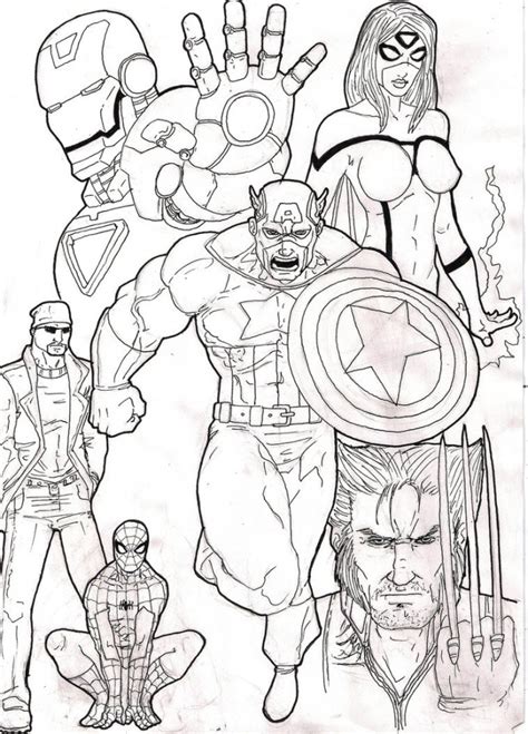 Free superhero coloring pages to print for kids. Get This Avengers Coloring Pages Superheroes for Boys 56729
