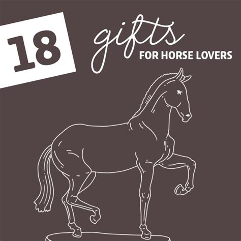 We have selected 10 unique gifts for horse lovers that do a great job at both. 18 Unique Gift Ideas for Horse Lovers & Equestrians | Dodo ...