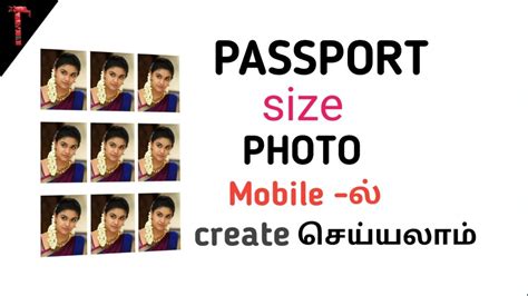 So, to make all our lives easier, this website is super handy to crop your photo to the perfect size. Create passport size photo in your mobile..|Tamil Tricks ...
