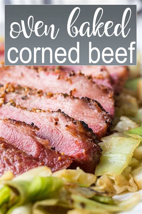 There are two main methods of preparing once you have applied the second coat of glaze, cook it in the oven until it reaches an internal temperature of 150 degrees f. Baked Corned Beef in the Oven | Recipe | Baked corned beef ...