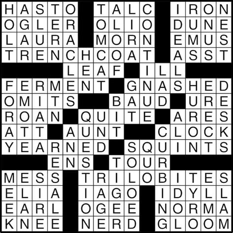 Change around the letters in the first word in the clue to make another word. Crossword puzzle answers: March 23, 2016 - Metro US