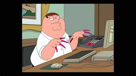 Peter griffin nails template also called: Acrylic Nails - YouTube