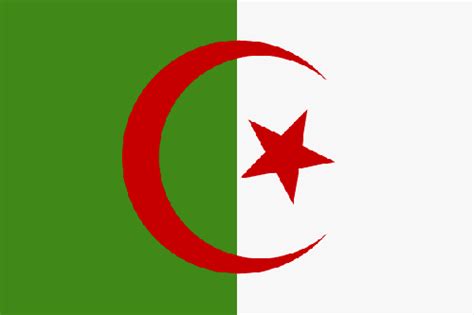 Der gebirgszug des apennins durchzieht das land entlang der längsachse und erreicht mit 2.912 m seine größte höhe im gran sasso.im norden gehört ein großer teil der alpen zu italien: Flagge Algerien, Fahne Algerien, Algerienflagge ...