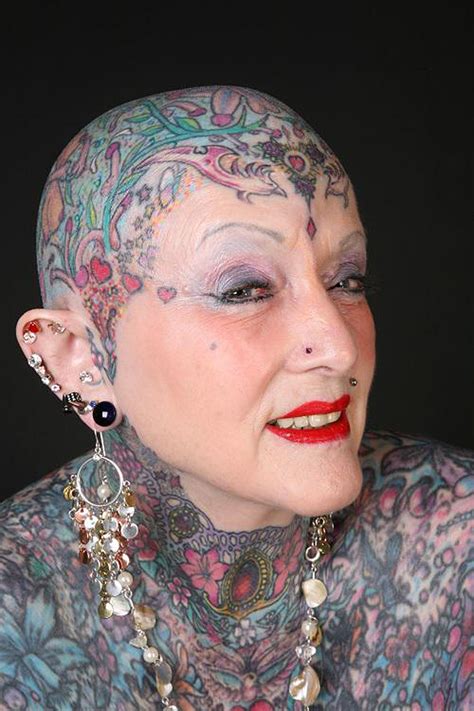 Lady with most tattoos in the world. World's Most Tattooed Female Pensioner Dies - Heart Four ...