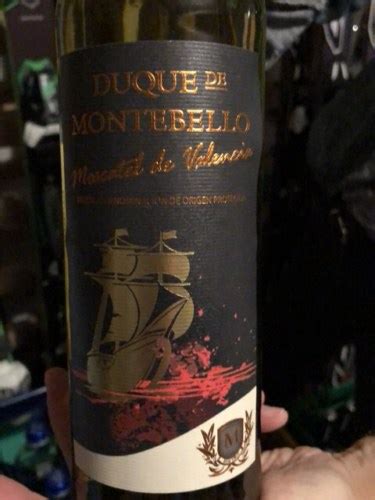 Check spelling or type a new query. Duque de Montebello Moscatel de Valencia | Vivino