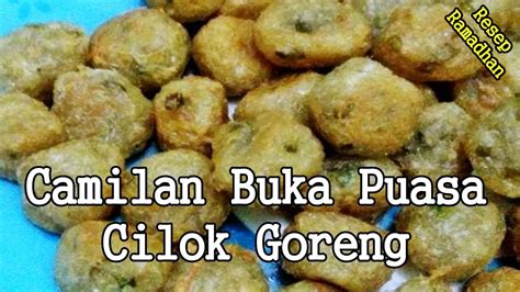 Lihat juga resep pancake coklat oats (cemilan diet) mudah dan praktis enak lainnya. Camilan Buka Puasa Cilok Goreng Enak Praktis - YouTube