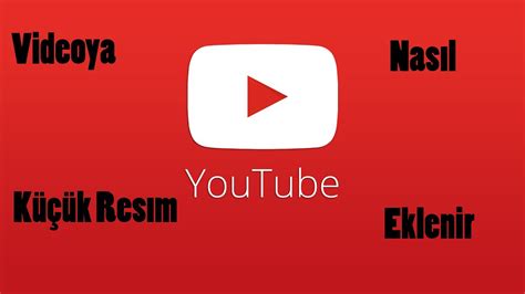 Çok çeşitli şablonlar ve tasarım unsurları, hiçbir tasarım becerisine gerek kalmadan işe başlamanıza yardımcı. Youtube'dan Videoya Küçük Resim Ekleme - (2016) - YouTube