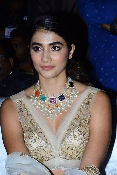 Music and dance run in my. Recent Clicks Of Pooja Hegde At Movie Pre-Release Event