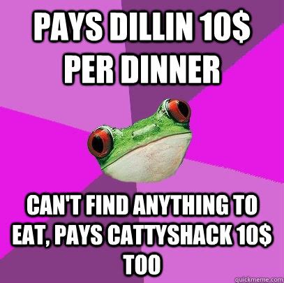 Memes for eating disorders on instagram: Foul Bachelorette Frog memes | quickmeme