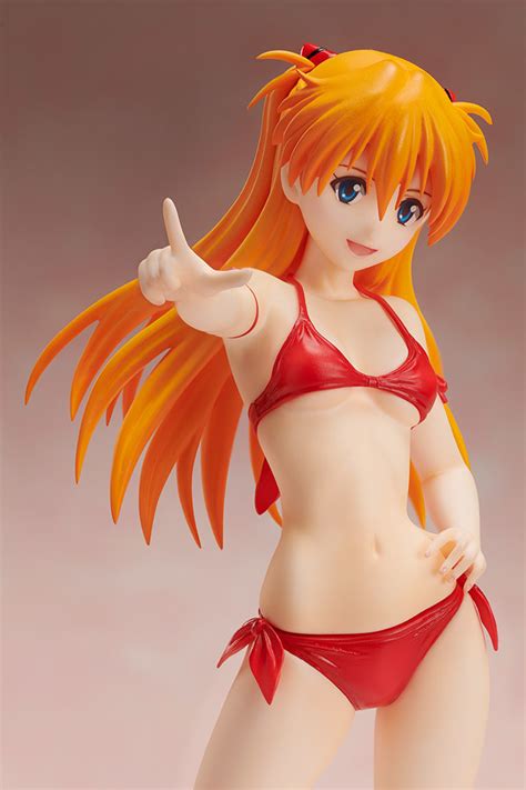 Tries so hard to hide? Evangelion Asuka : Summer Queens Figure: Our Treasure ...