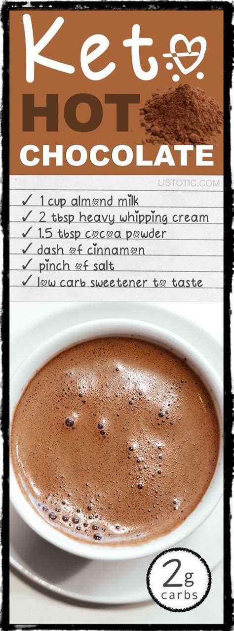 This substitute works well in baked goods, soups and if you're hesitant to buy heavy cream because it always seems to go bad before you find ways to use it up, consider buying a carton for your recipe. Low Carb Keto Hot Chocolate Recipe using heavy cream and ...