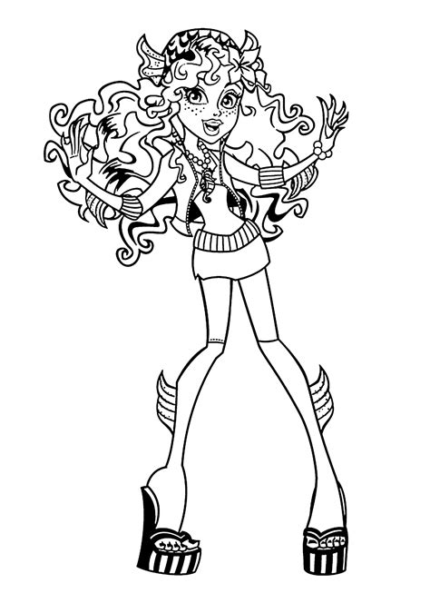 Search through 52169 colorings, dot to dots, tutorials and silhouettes. Monster High Coloring Pages Pdf - Coloring Home