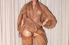 rihanna nude coachella leaked sheer braless project naked sexy old boots thefappening gucci suede huge dress looks