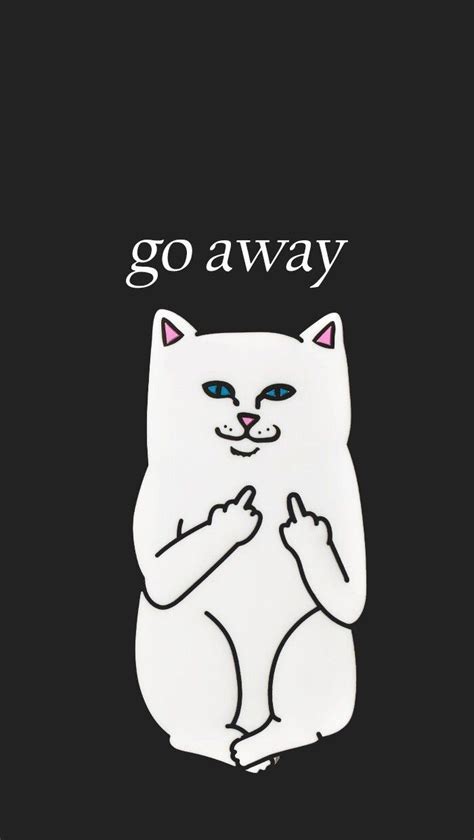 Symbol of defense and offensive offense. #goaway #cat #middlefinger # | Cats phone case, Iphone ...