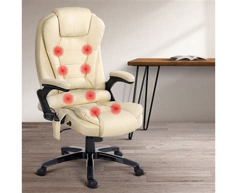 Enjoy free shipping on most stuff, even big stuff. Artiss Massage Office Chair Heated 8 Point PU Leather ...