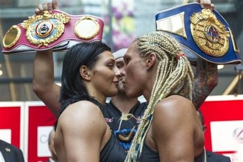 If heather hardy keeps it up with the foo foo dresses and bikinis, she is next. Women's Boxing Kiss - Barnorama