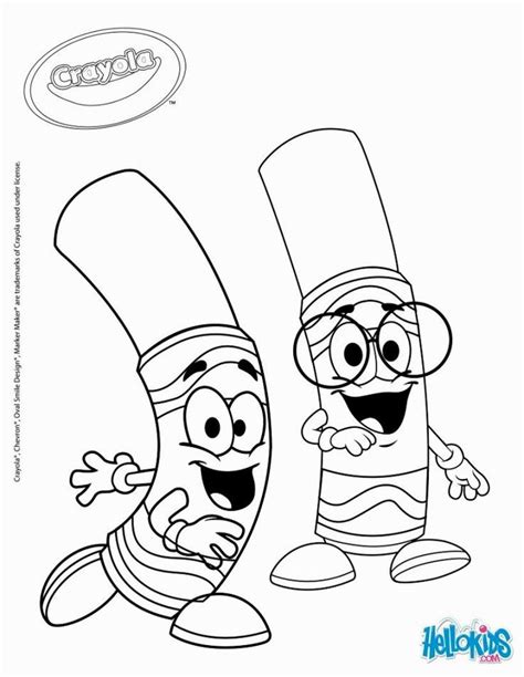 Crayola is a brand of supplies for the artists, who are most famous for their crayons. Crayola Online Coloring | Summer coloring pages, Crayola ...