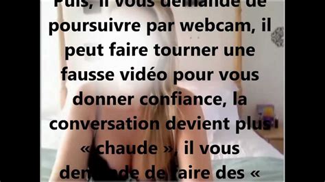 Prononciation de arnaqueuses définition arnaqueuses traduction arnaqueuses signification arnaqueuses dictionnaire arnaqueuses quelle est la définition de arnaqueuses. Arnaque Chantage Webcam - YouTube