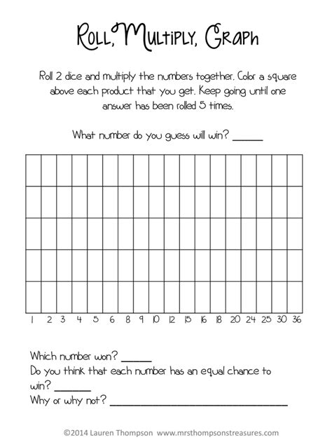 Pocketmath.net makes available valuable resources on sixth grade fun math worksheet pdf, factor and algebra course and other math subjects. roll, multiply, graph.pdf | Multiplication, Teaching ...