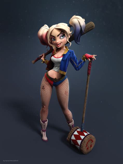 Gracias david amigazo, siempre dandome una mano o un concejo cuando te lo pido, te lo agradezco. ArtStation - Harley, Ayoub m