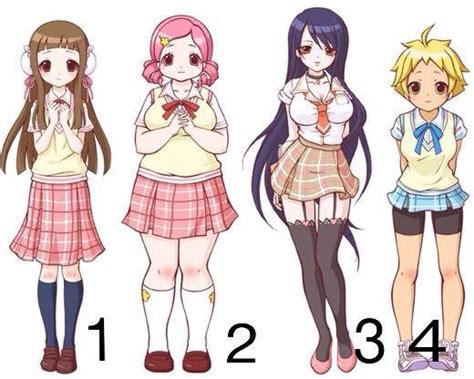 The team of drawingforall.net set out to describe how to draw everything related to anime, and we believe that the first thing to learn is how to draw an anime body. Girls choose your body type | Anime Amino