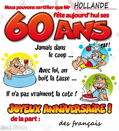 Carte relief encore 50 ou 60 ans a vivre putain. image anniversaire 60 ans humour