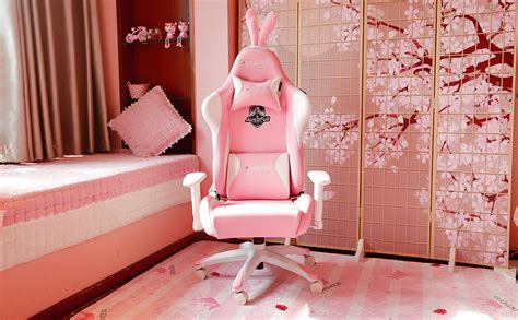 Exquisite embroidery craftsmanship and pattern stitching, bright pink color to decorate your room for a warm atmosphere. Best Authorized Brands Gaming Chair, AutoFull Chair for ...