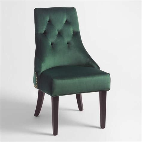 Eliza forest velvet armchair in 2019 velvet armchair green. Forest Green Lydia Dining Chairs Set Of 2 | Blue dining ...