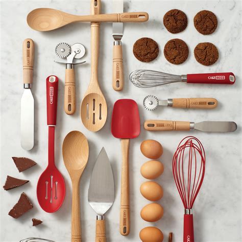 The fenestrated spoons can be wooden bamboo cooking utensils set are unique kitchen spoons made of bamboo. Cake Boss Wooden Tools and Gadgets 4.25Inch Stainless ...