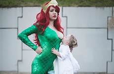 breastfeeding mom cosplayer cosplay sheknows mera baby photography moms geek superhero stands every kristina childs credit choose board backstory epic