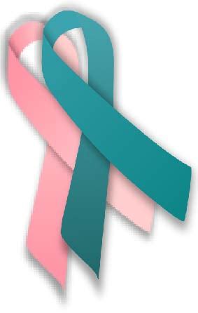 A half dozen causes are symbolized by teal ribbons, among them gynecological cancers including uterine cancer, ovarian cancer and cervical. Breast Cancer & Cervical Cancer Awareness - Upper Great ...