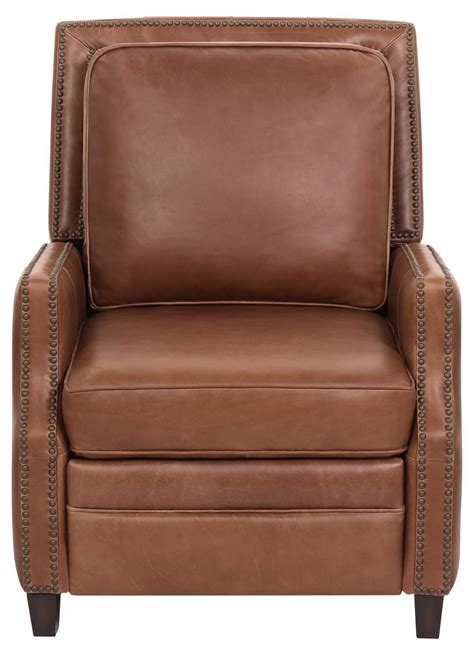 The safavieh dilan safari chair's curvy silhouette is complemented by supple leather weaves. Traditional Top Grain Leather Nailhead Recliner - Safavieh ...