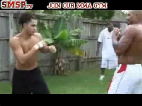 Kimbo slice's son hits harder than his dad. jorge masvidal vs kimbo slice street fight http:/www.smsp ...