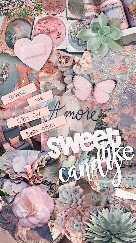 Cherry blossom spring quote desktop boho floral wedding photography moodboard & photo collage for desktop backgrounds. Pink Aesthetic Collage Wallpapers - Wallpaper Cave