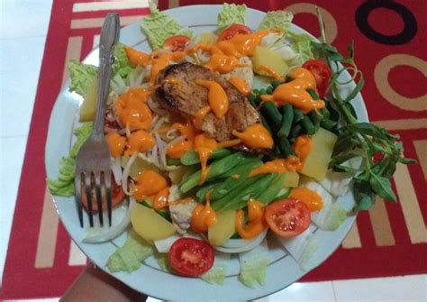 Tumls buncis dan sayur sawi. Resep Salad Sayur Sehat no Salt no MSG oleh Zegestyn ...