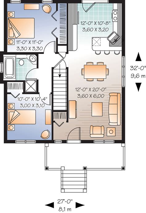 Adobe & southwestern home designs. 30 X 30 House Plans - House Design Ideas