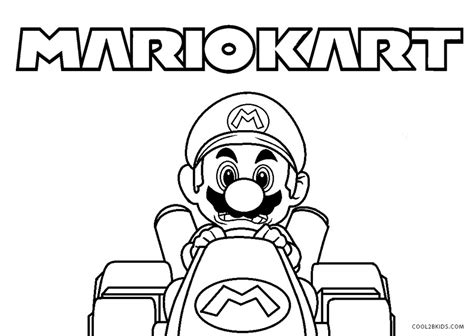 Mario in mario kart wii. Dibujos de Mario Kart para colorear - Páginas para ...