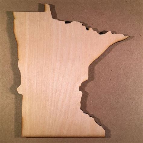 Great savings & free delivery / collection on many items. MN Minnesota Wood Cutout - Large Sizes - Shapes for ...