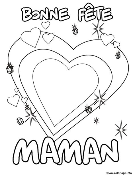 Découvrez donc ce coloriage chat coeur bonne fete mamie à dessiner et colorier dans les temps libre. Coloriage Bonne Fete Maman Coeur Dessin Coeur à imprimer