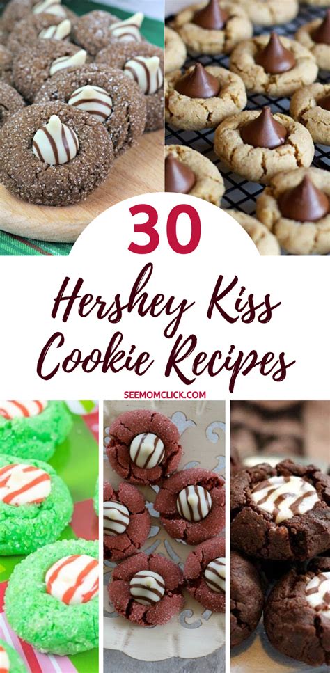 Nothing beats christmas cookies during the holiday season! 30 of the Best Hershey Kiss Cookie Recipes | Hershey kiss cookie recipe, Kiss cookies, Kiss ...