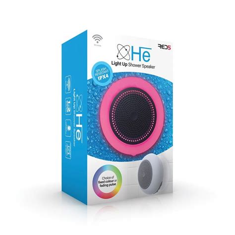 It is super small, light, sounds good and boasts the highest water protection rating we've seen in waterproof speakers. Bluetooth Light Up Shower Speaker