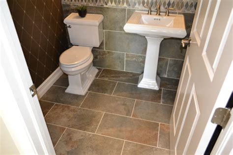 When you need to trim a tile before you lay it, put the tile in place on the wall, mark your cutting points and use a tile cutter or angle grinder to trim the tile to size. Can You Put Same Size Tile In Floor And Wall In Bathroom ...