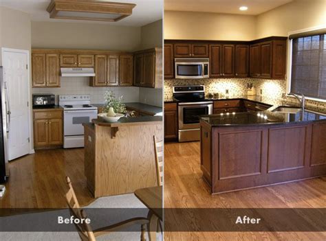 You do not wipe it off as you would with a paint. Stain Kitchen Cabinets Before And After / How To Apply Gel ...