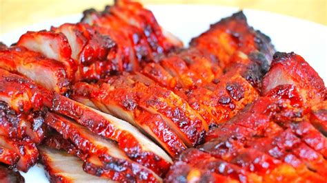 Cook up to the glazing stage and then chill until you need them. Cantonese Pork Belly Char Siu (Chinese BBQ Roasted Pork ...